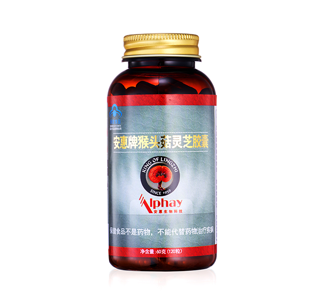 QY千亿国际牌猴头菇灵芝胶囊